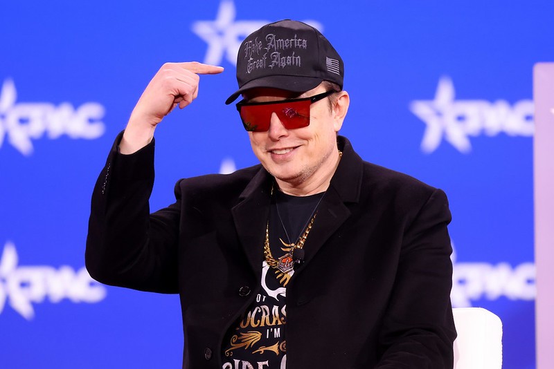 Musk at the 2025 Conservative Political Action Conference (CPAC) in Maryland. Gage Skidmore via CCL